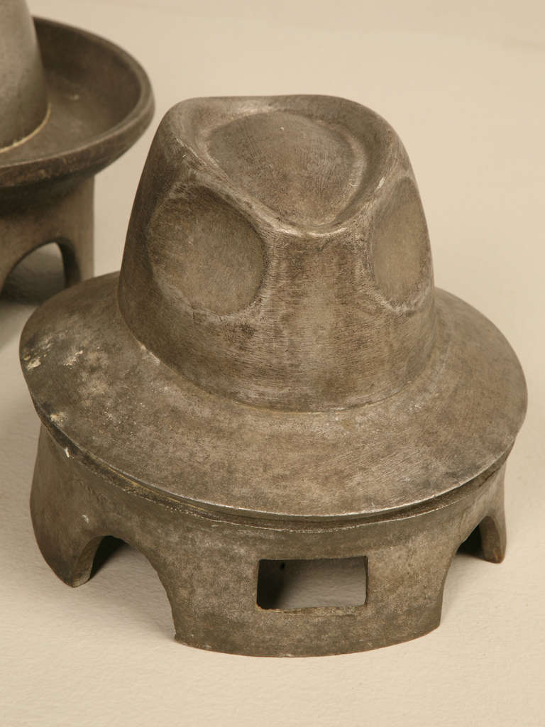 Metal French Hat Forms, circa 1930s, 1stdibs New York