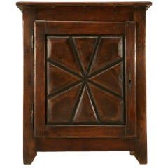 Circa 1880 Antique French Solid Oak Louis XIII Cupboard/Nightstand