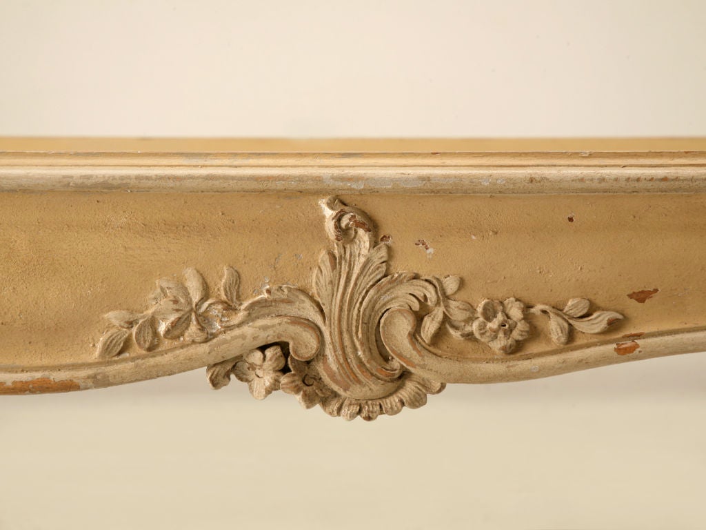 Exquisite Carved Vintage French Rococo Queen Sized Bed 3