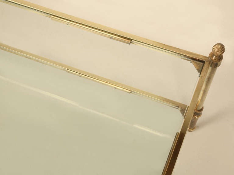 glass two tier coffee table