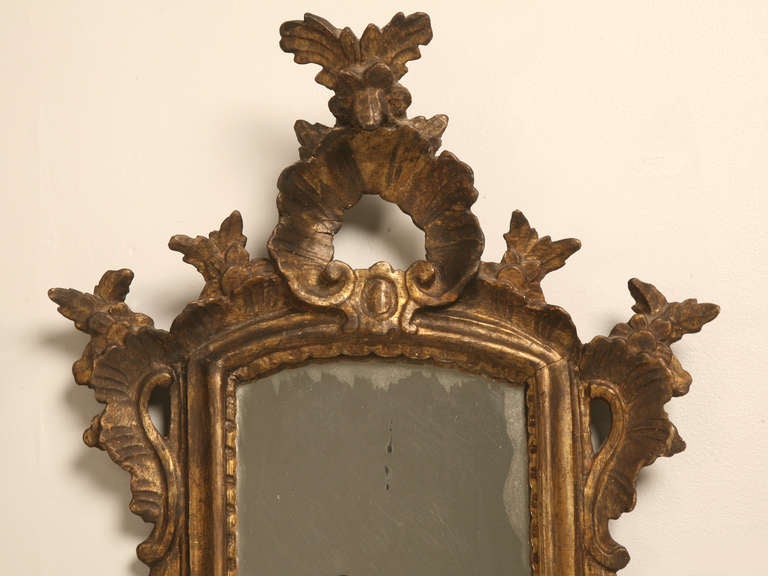Pair of 18th Century Italian Rococo Mirrors In Good Condition In Chicago, IL