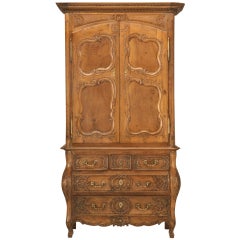 French Walnut Cupboard or Cabinet, circa 1800