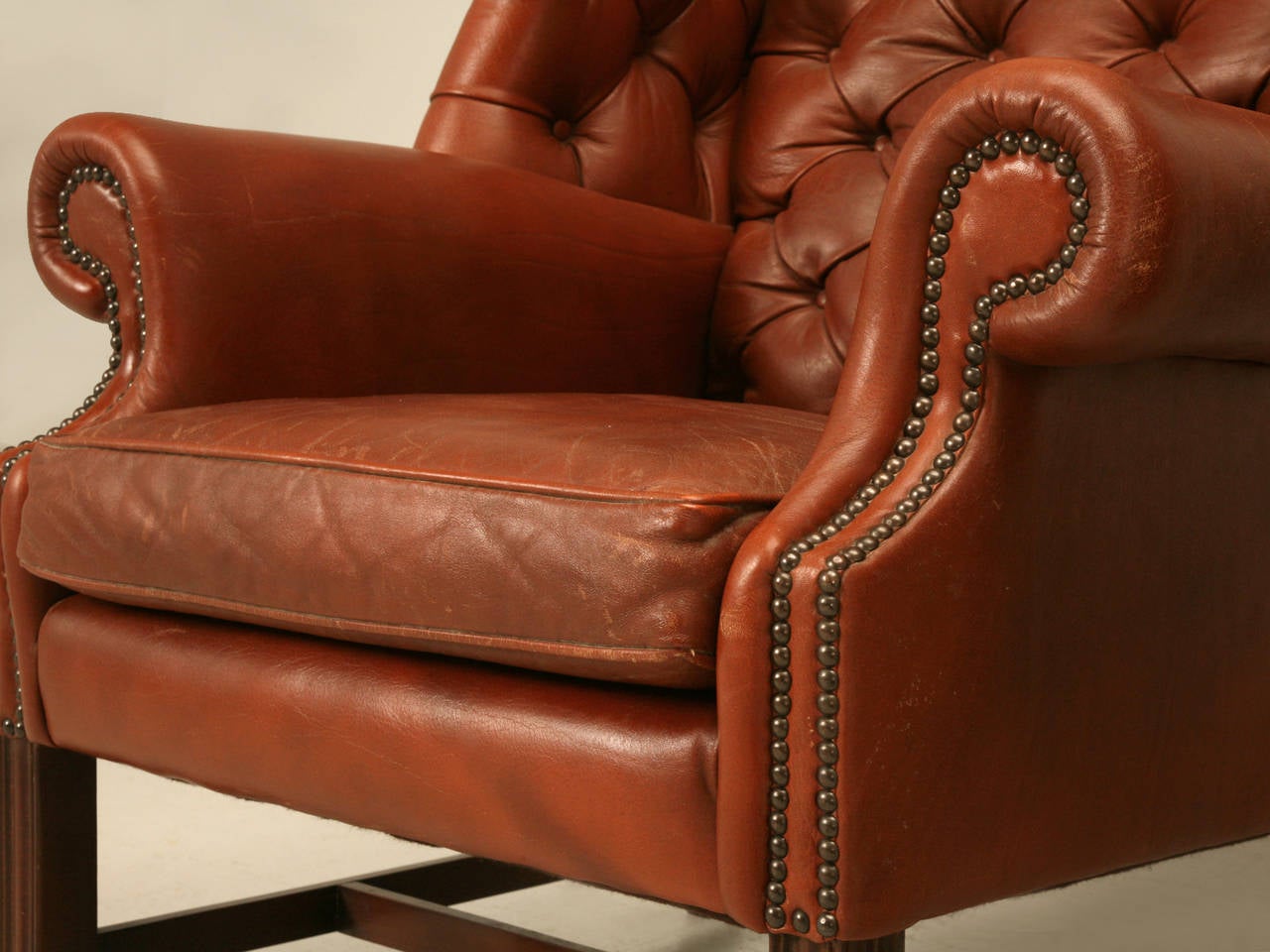 Classic Pair of Chesterfield Wingbacks by Wade of Great Britain 2