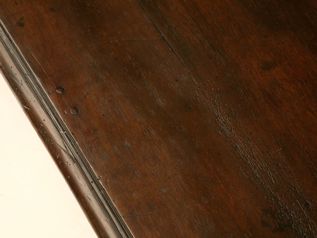 Original Antique Spanish Walnut Sofa Table or Desk 6