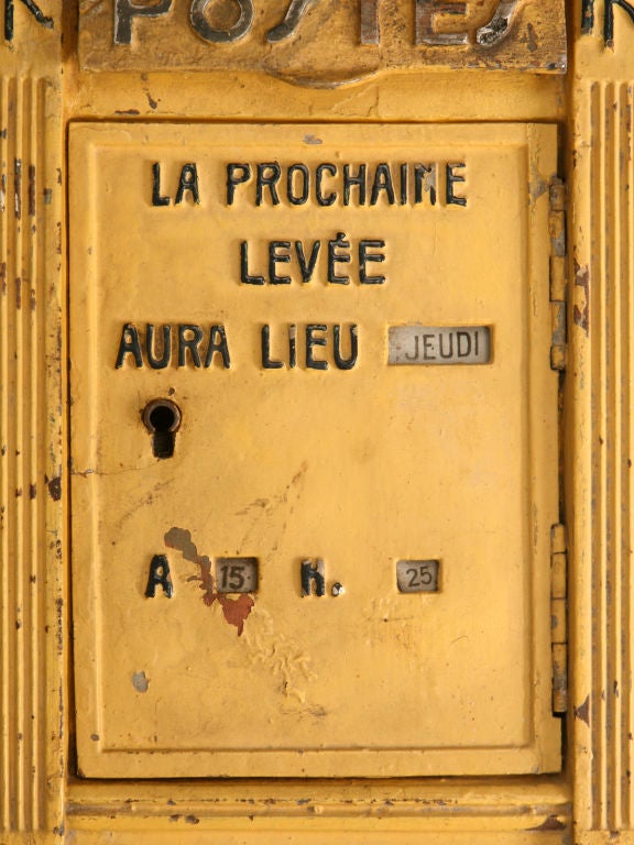 vintage french mailbox