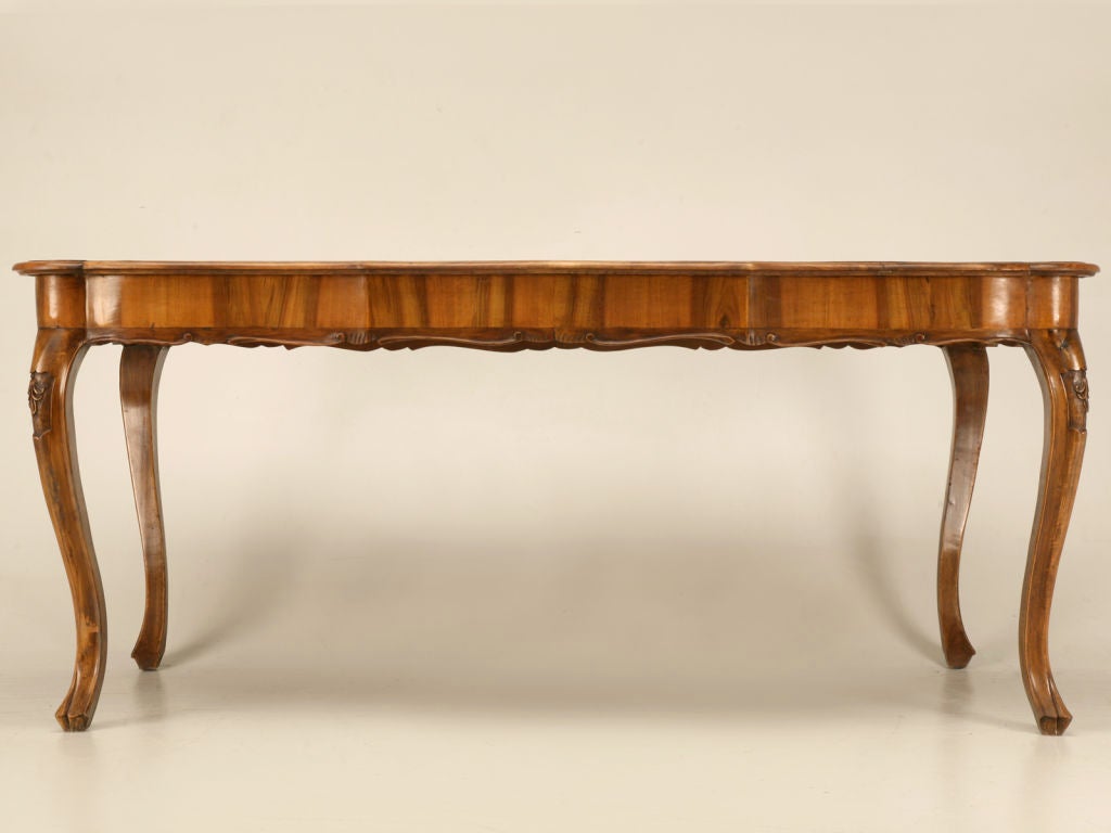 Exotic HandCarved Italian Oystered Olive Wood Dining Table at 1stDibs olive wood table top