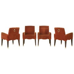 Olivier Gagnere's Cafe Marly Set of Four Armchairs