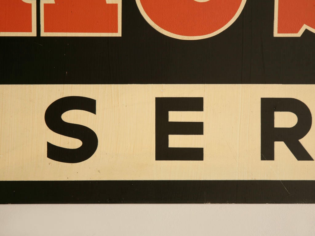 Original Vintage English &quot;Austin Service&quot; Sign at 1stdibs