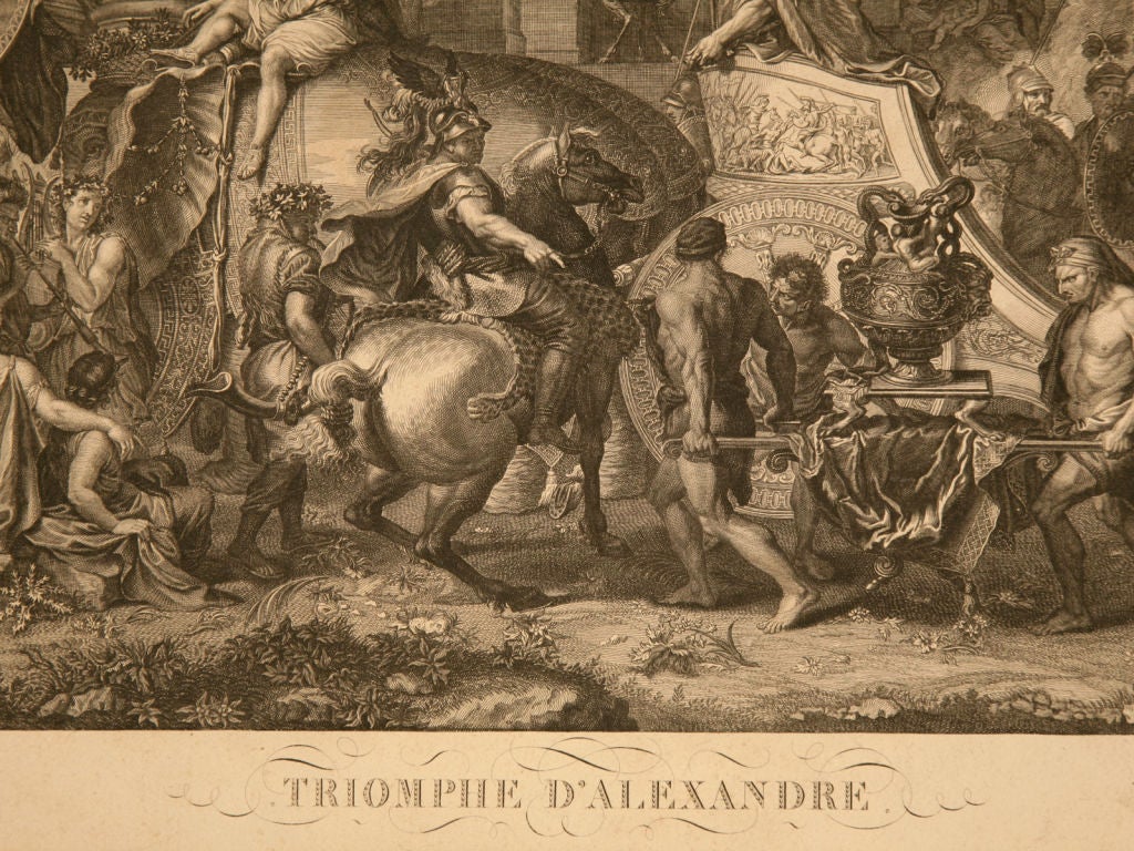 Originale antike französische Triumph-Radierungen, Paar (19. Jahrhundert) im Angebot