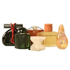 Collection of Large Vintage Perfume Retail Store Display Bottles