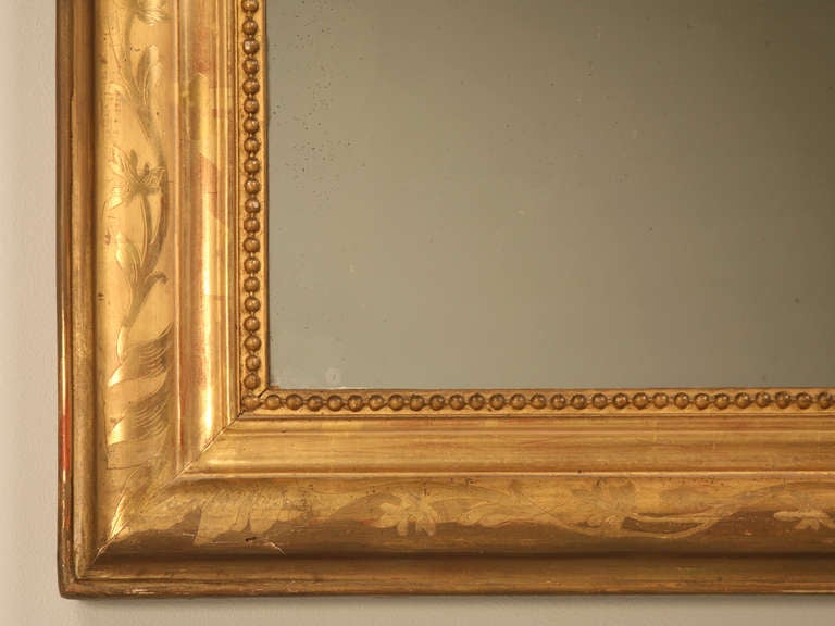 Original Antique French Louis Philippe Gilt Mirror, 1stdibs New York 2