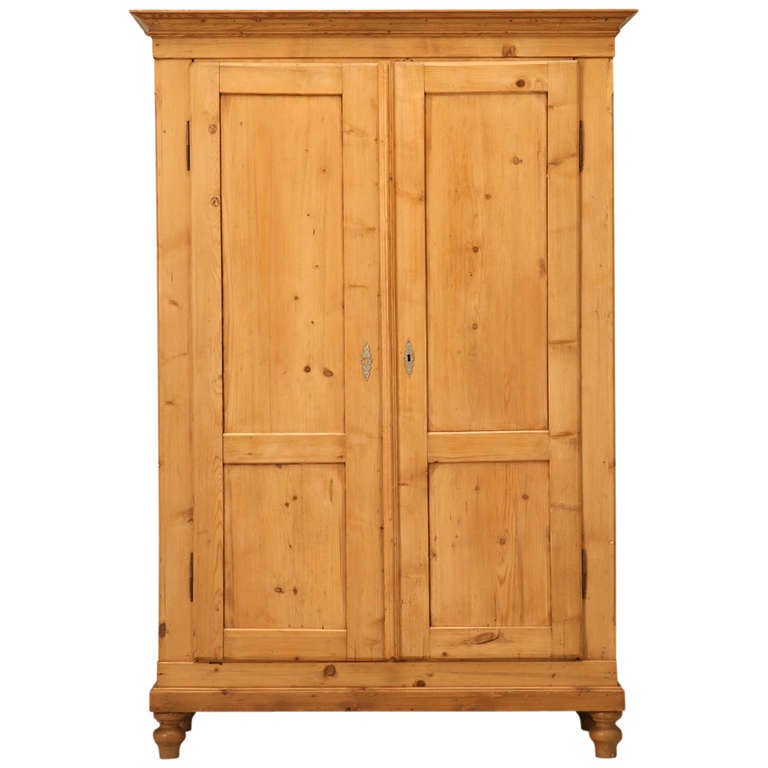 Continental Europe Pine Armoire at 1stDibs