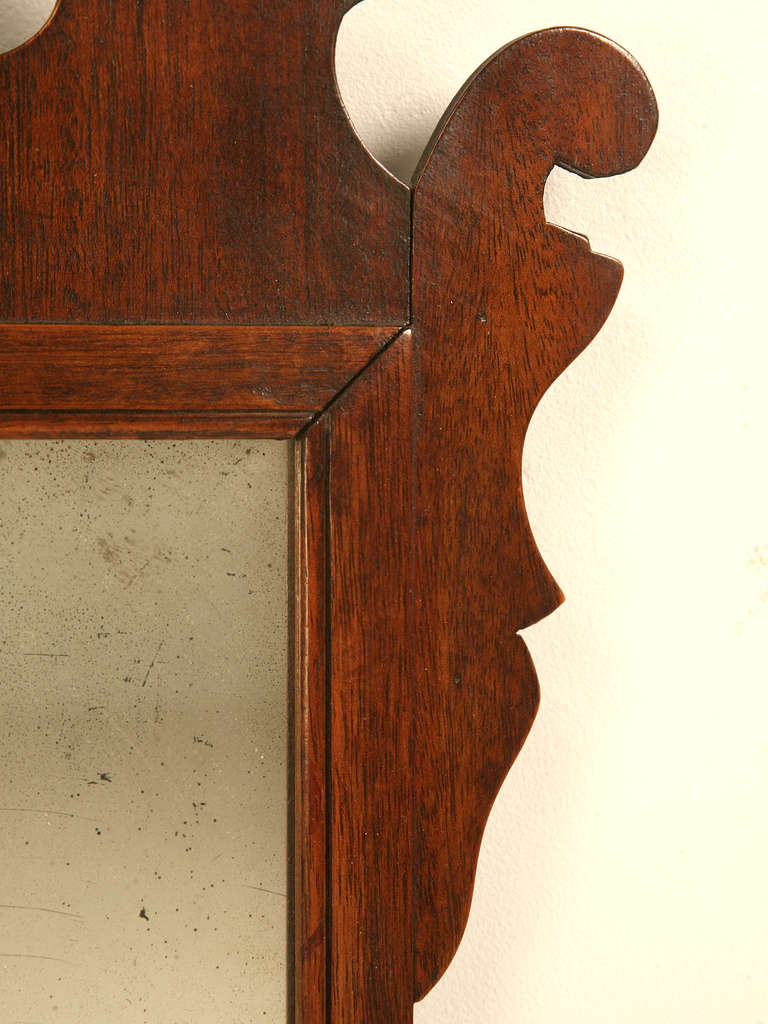 Mahogany English Chippendale Mirror, circa 1870