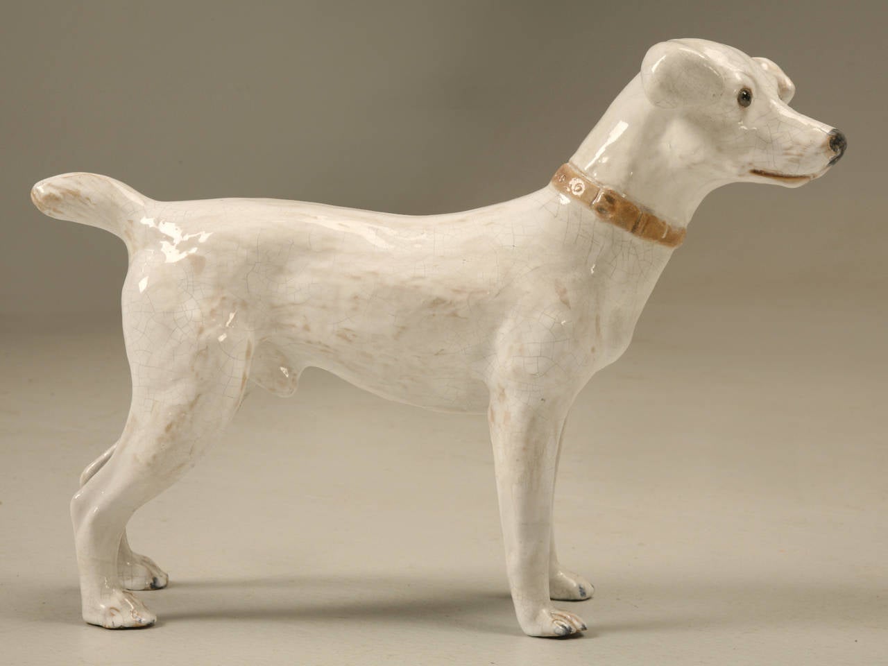 Jack Russell Terrier Dog from Normandy, France, circa 1900 In Good Condition In Chicago, IL
