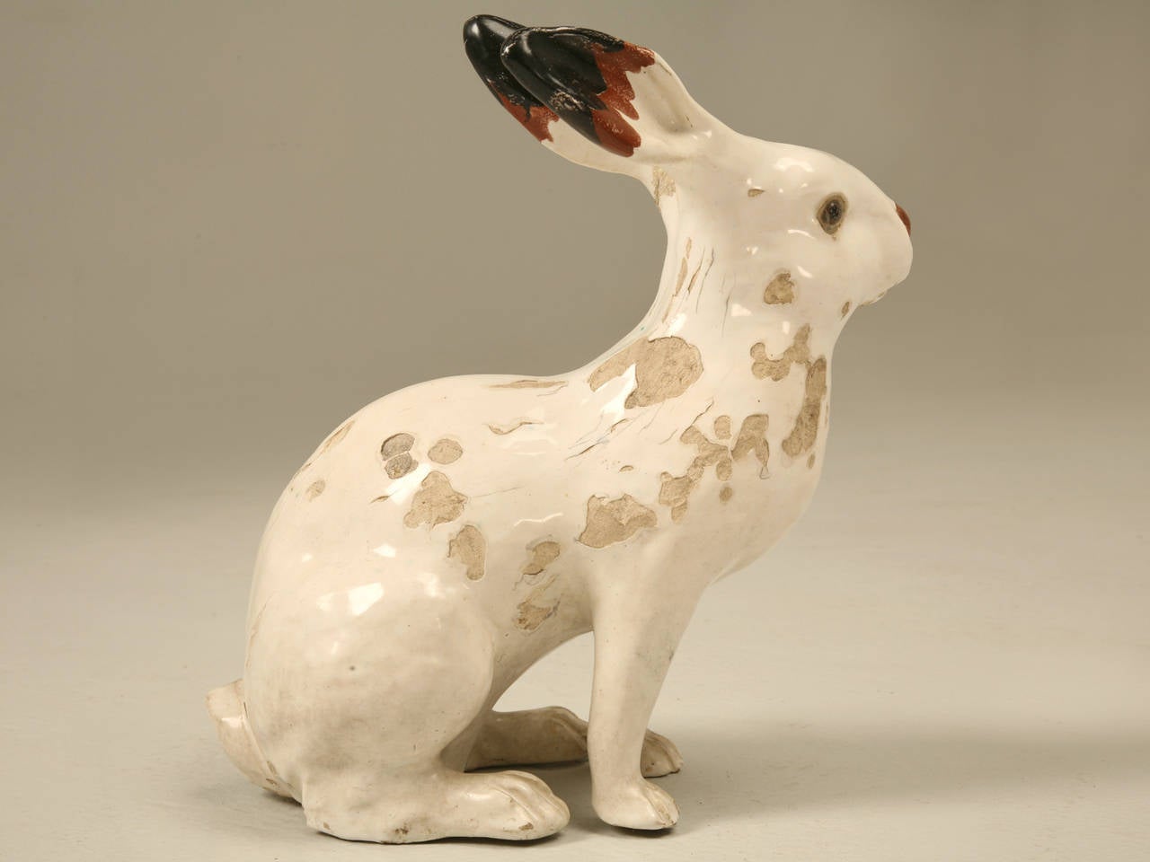 French Earthenware Rabbit from Calvados Region of France