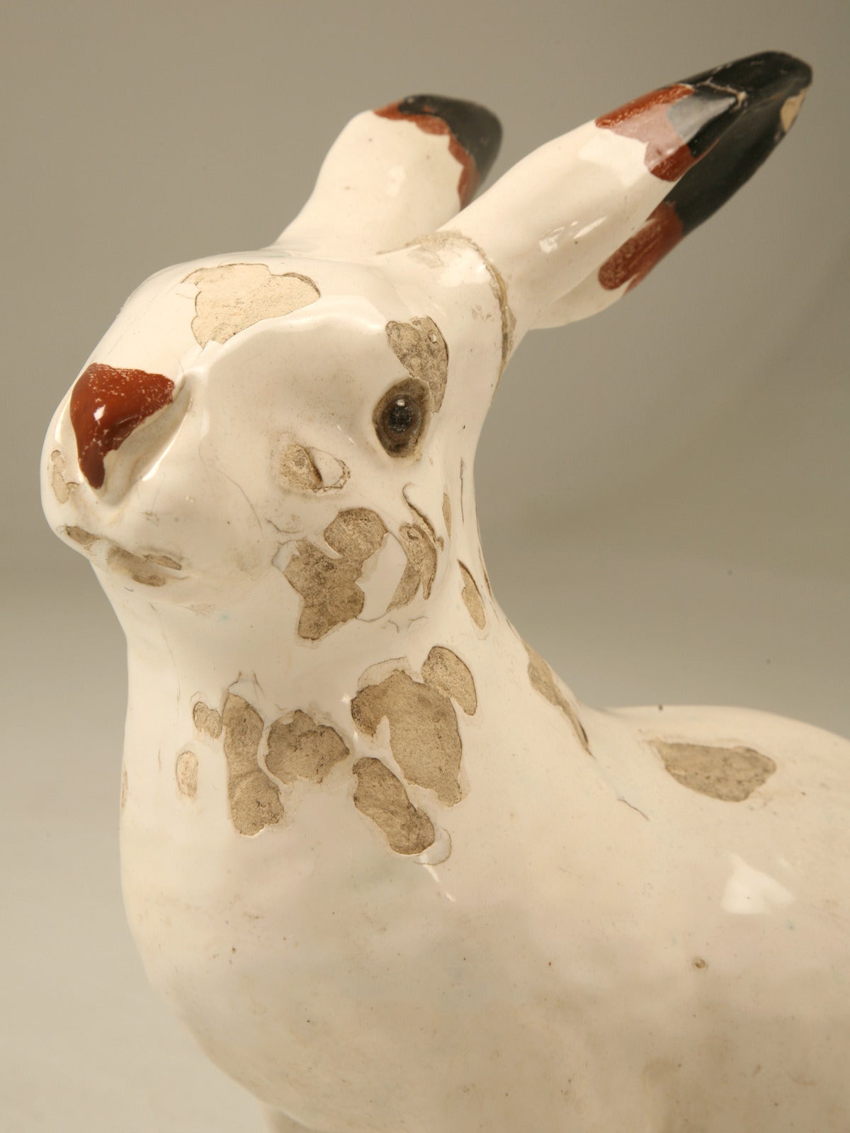 Earthenware Rabbit from Calvados Region of France 1