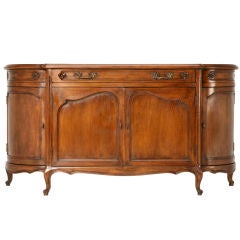 Breathtaking French Louis XV Style Buffet w/Marble Top