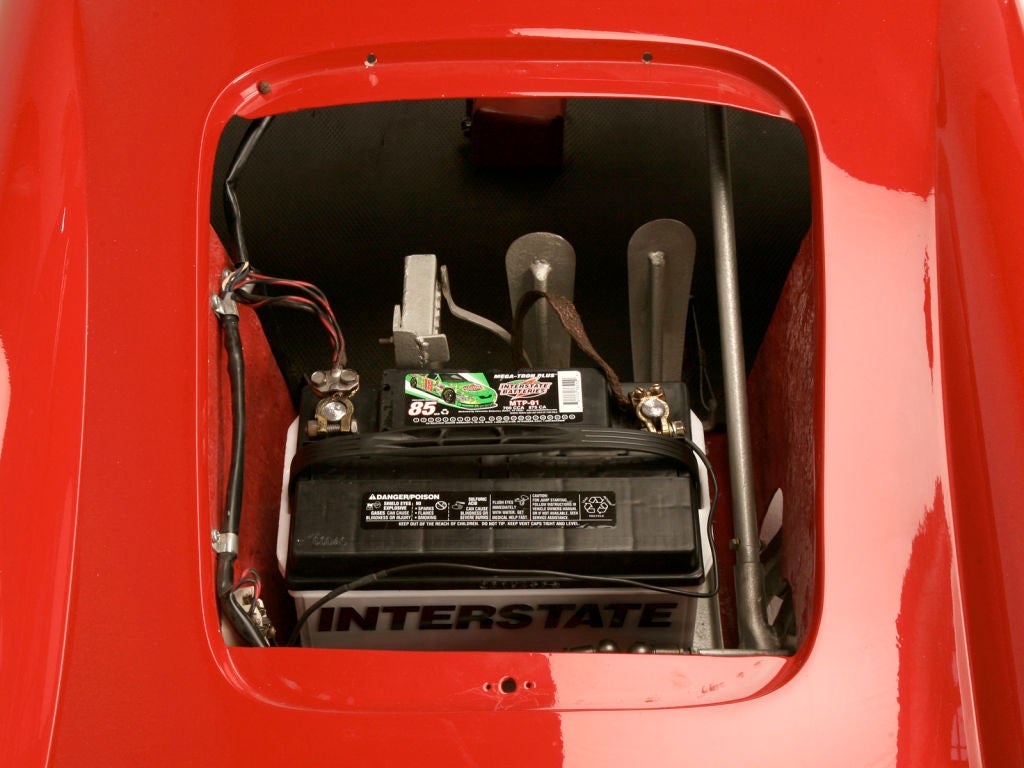 Mid-20th Century Ferrari Electric Child's Car by Letizia of Italy