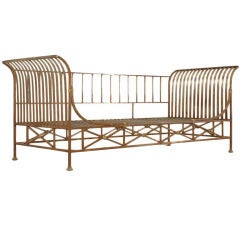 Vintage French Steel Directoire Style Sofa/Daybed Frame (1 of 2)