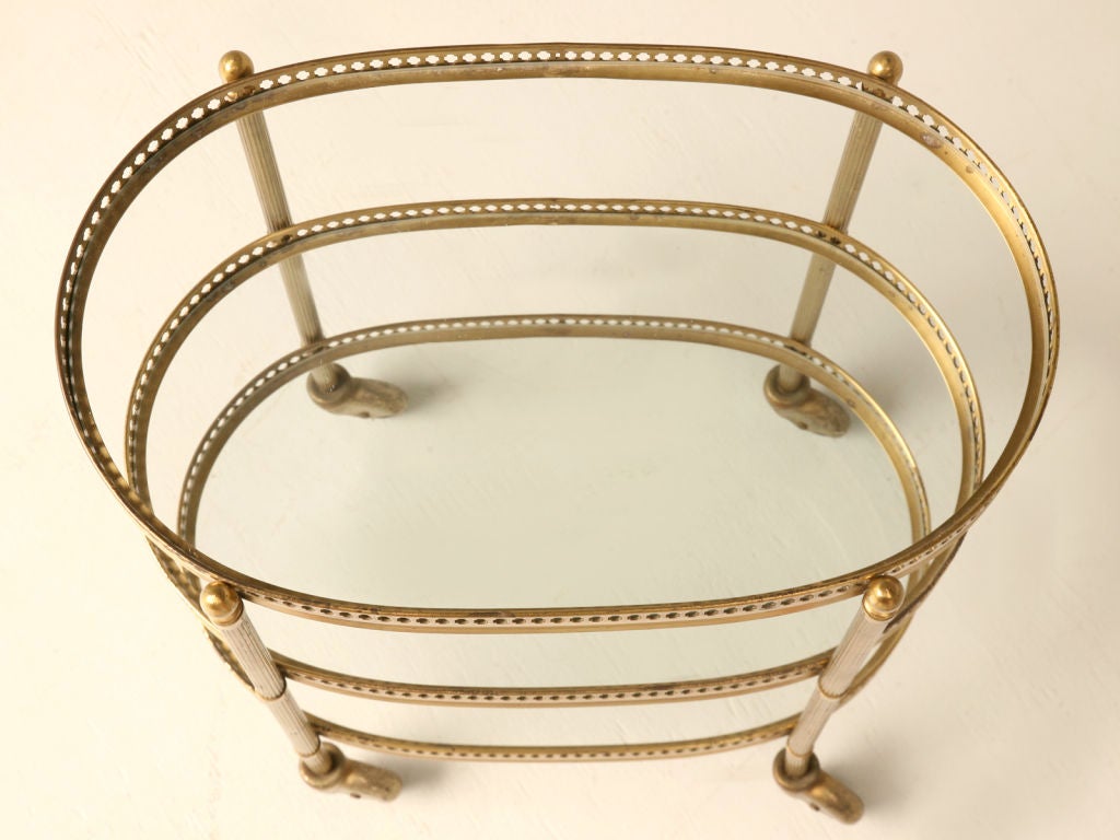 20th Century Vintage Petite French Lady's 3 Tier Perfumery or Dessert Cart