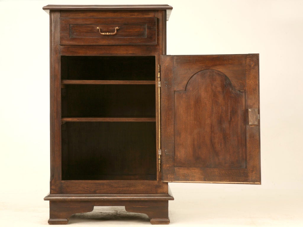 Vintage French Oak Flip-Top Confiturier, Cabinet, Cupboard or Dry Sink, or Bar For Sale 1