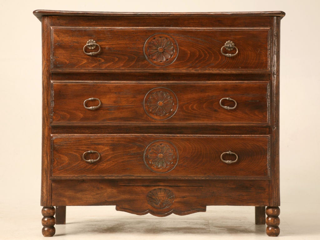 Rustic Antique French Country 3 Drawer Commode