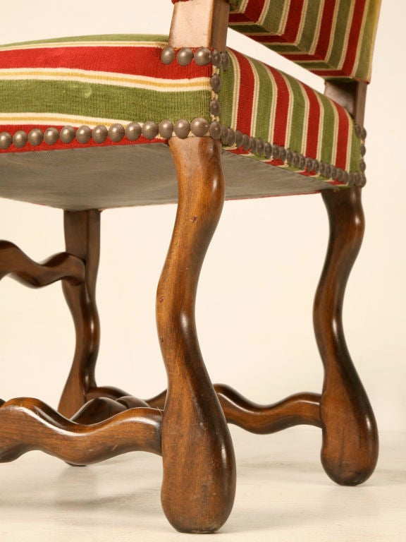 Set of 12 Vintage French Louis XIII/Os De Mouton Side Chairs 7