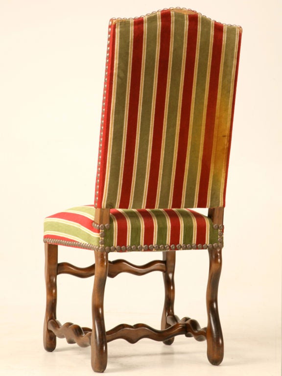Set of 12 Vintage French Louis XIII/Os De Mouton Side Chairs 6