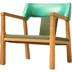 Awesome Used American Ranch Oak Club Chair