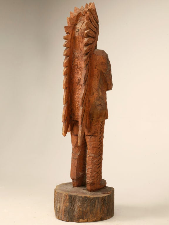 indian wood statue