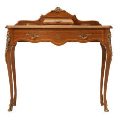 Graceful Vintage French Style Desk, Vanity, or Dressing Table
