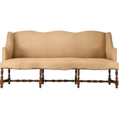 Fully Restored Original 18th C. Antique French Louis XIII Sofa Fully Restored Original 18th C. Antique French Louis XIII Sofa