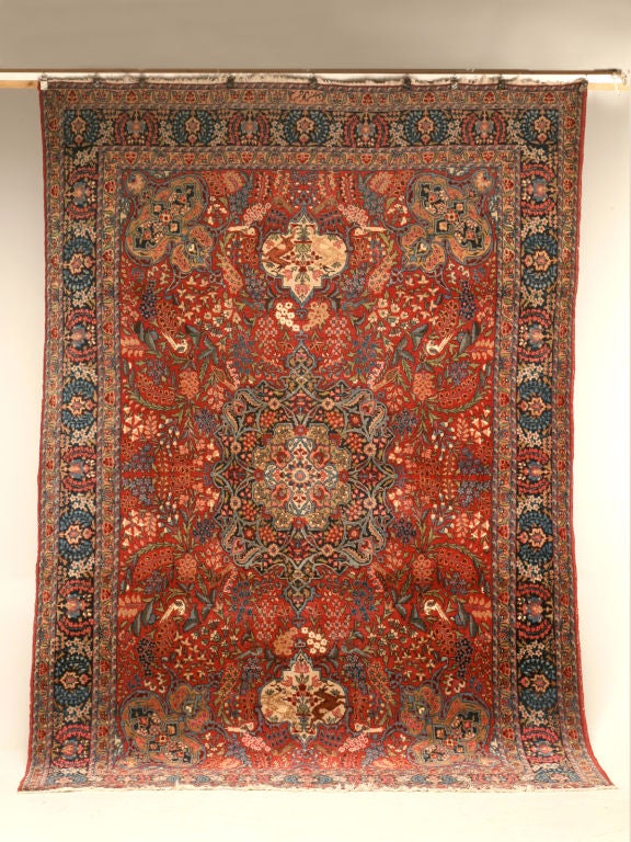 Gorgeous Vintage Persian Tabriz Rug w/Excellent Colors