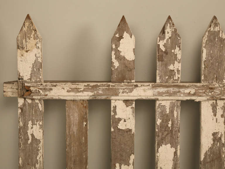 Rustic Three Pieces of Old English Fence, circa 1930 For Sale