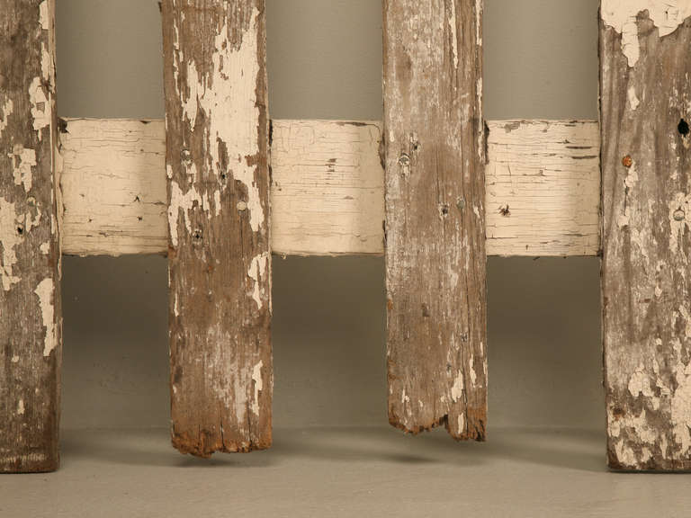 British Three Pieces of Old English Fence, circa 1930 For Sale