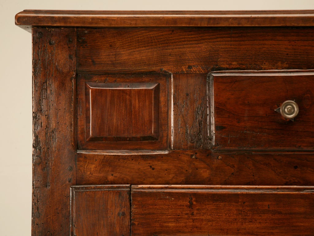 Oak Early 18th Century French Figured Cherry One Over Two Buffet