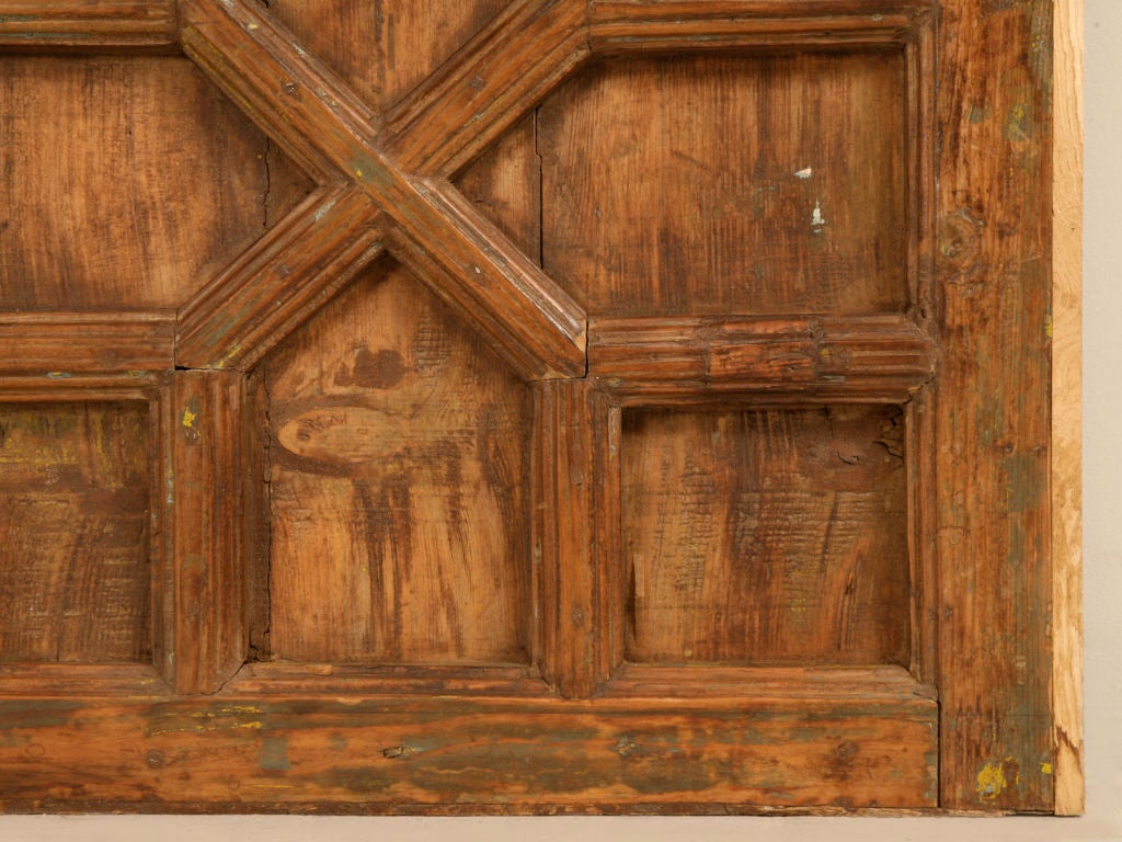 Antique Indonesian Hardwood 4 Panel Door/Table Top/Or ? 6
