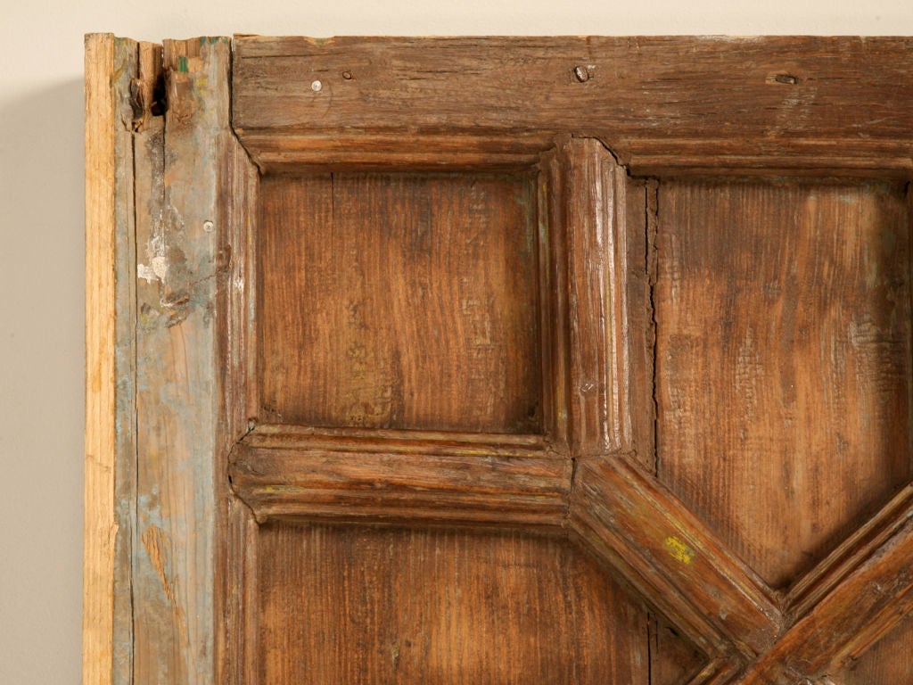 19th Century Antique Indonesian Hardwood 4 Panel Door/Table Top/Or ?