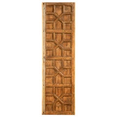 Ancienne porte à 4 panneaux indonésienne en bois dur pourrait être transformée en plateau de table