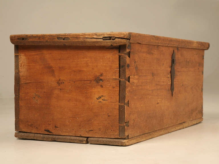 Phenomenal Late 18th Century Handmade Danish Bible/Original Safety Box 1