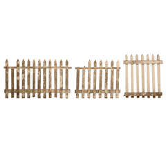 Three Pieces of Old English Fence, circa 1930 12