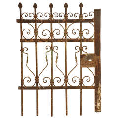 Antique French Decorative Fence Section, circa 1900