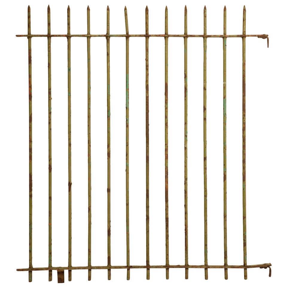 English Fence Section, circa 1900 For Sale