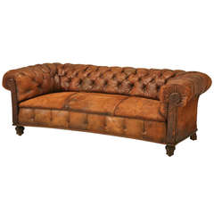Antique English Chesterfield Tufted Sofa, circa 1900