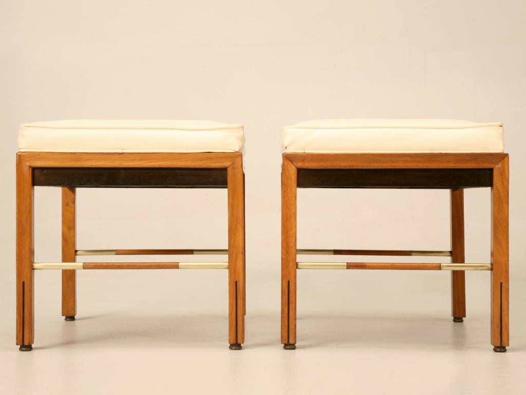 Original Pair of Mid-Century Modern Stools by Gerry Zanck