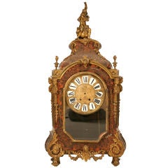 Original Antique French Boulle Mantle Clock Needing Restoration