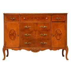 Stunning Vintage French Style Dresser w/Marquetry