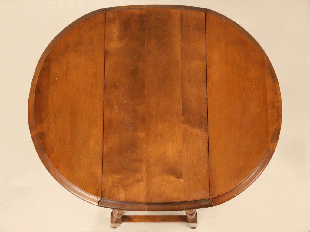 vintage drop leaf side table