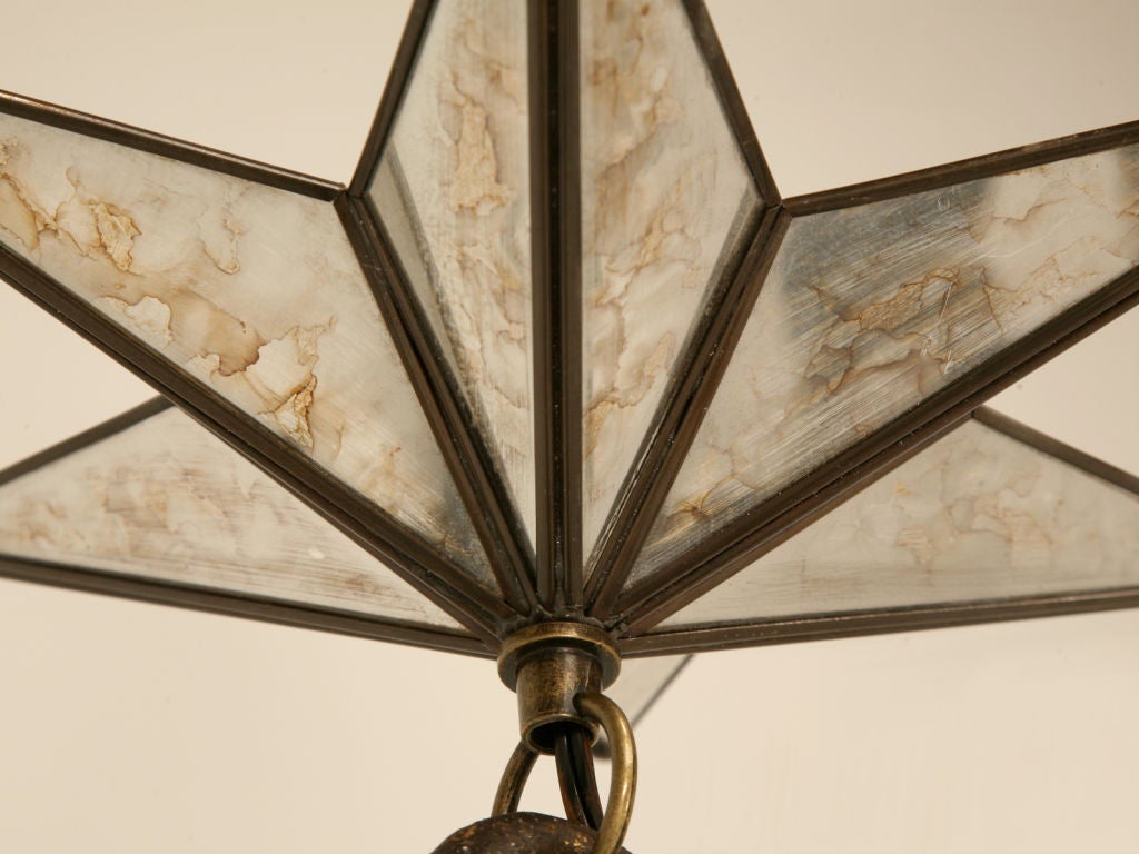 Hand-Crafted Original Antique Spanish Hand Wrought Iron 7 Light Chandelier