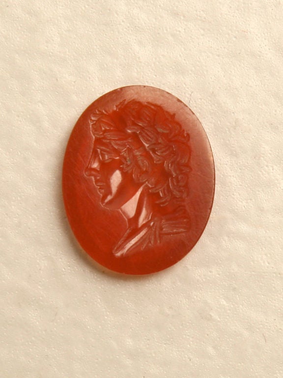 Original Antique (2nd Century AD) Roman Carved Stone Intaglio
